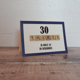 30th Birthday Card