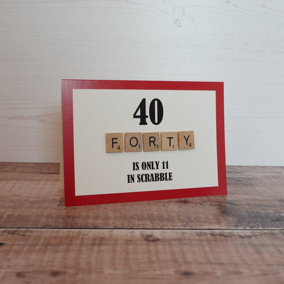 40th Birthday Card