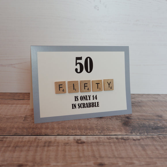 50th Birthday Card