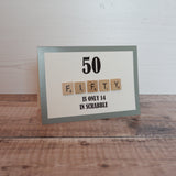 50th Birthday Card